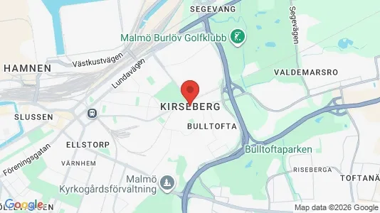 Butikslokaler att hyra i Kirseberg - kort over placeringen