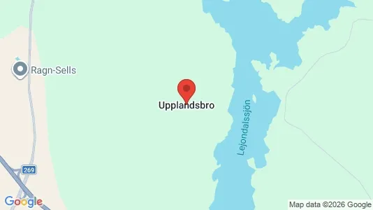 Butikslokaler att hyra i Upplands-Bro - kort over placeringen