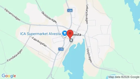 Kontorslokaler att hyra i Alvesta - Bild från Google Street View