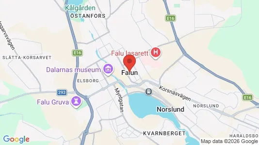 Industrilokaler att hyra i Falun - Bild från Google Street View