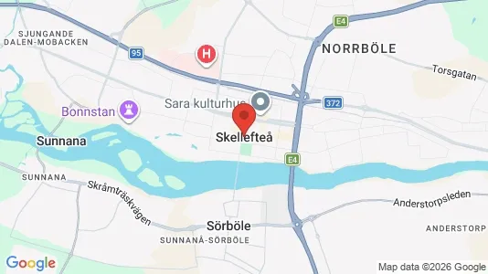 Industrilokaler att hyra i Skellefteå - Bild från Google Street View