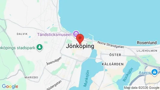 Butikslokaler att hyra i Jönköping - Bild från Google Street View