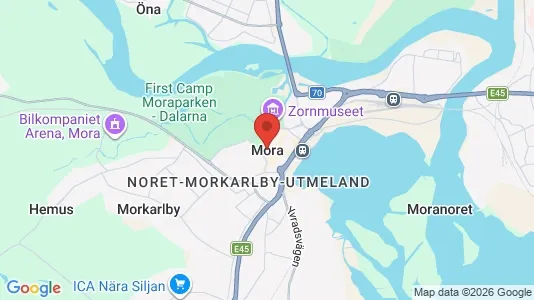 Butikslokaler att hyra i Mora - Bild från Google Street View