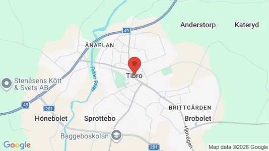 Butikslokaler att hyra i Tibro - Bild från Google Street View