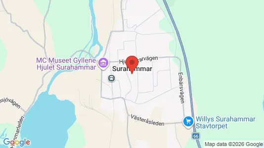 Butikslokaler att hyra i Surahammar - Bild från Google Street View
