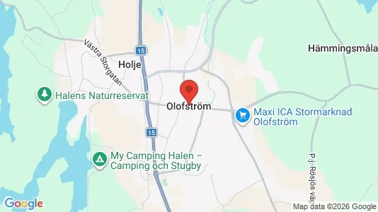 Butikslokaler att hyra i Olofström - Bild från Google Street View