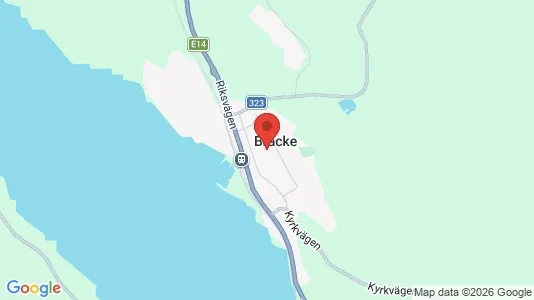 Butikslokaler att hyra i Bräcke - Bild från Google Street View